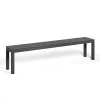 Hot Banc Rio Bench Alu - Antracite (noir) Ameublement Commercial Pour Terrasses