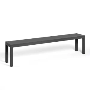 Hot Banc Rio Bench Alu - Antracite (noir) Ameublement Commercial Pour Terrasses