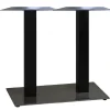 Online Base de table de 16" x 28" Gamma - Latéral - Noire Ameublement Commercial Pour Terrasses