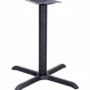 Discount Base de table en fonte à 4 pattes, empattement de 22" - Noire Ameublement Commercial Pour Terrasses