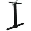 Clearance Base de table en fonte à 2 pattes, empattement de 22", hauteur de 28.5" - Noire Ameublement Commercial Pour Terrasses