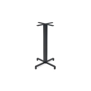 Hot Base de table Fiore - hauteur bar (42.5") - Antracite (noire) Ameublement Commercial Pour Terrasses