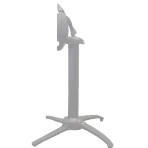 Fashion Base de table inclinable Quattro - Gris argenté Ameublement Commercial Pour Terrasses
