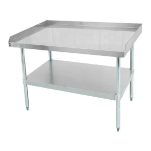 Outlet Base d'équipement de 24" x 36" en acier inoxydable avec tablette en acier galvanisé Tables De Travail Commerciales