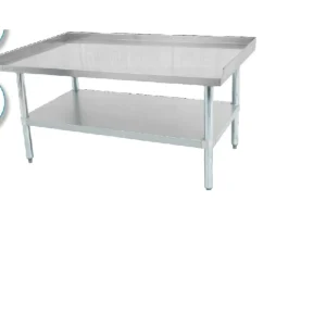 Outlet Base d'équipement de 24" x 72" en acier inoxydable avec tablette en acier galvanisé Tables De Travail Commerciales