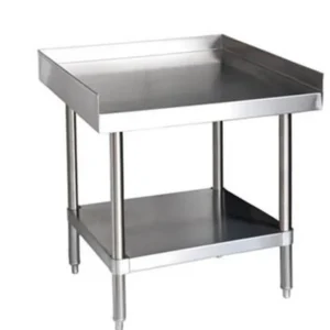 Fashion Base d'équipement de 30" x 18" en acier inoxydable avec tablette Tables De Travail Commerciales