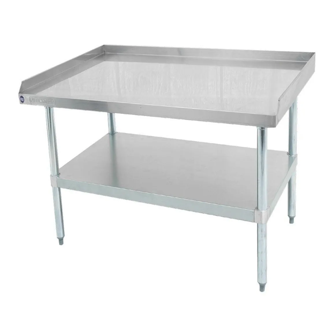 base_dxquipement_de__x__e_0-6.webp Discount Base d'équipement de 30" x 60" en acier inoxydable avec tablette en acier galvanisé Tables De Travail Commerciales