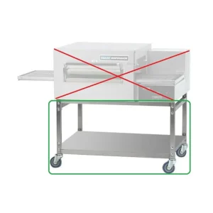 Fashion Base d'équipement pour four avec roues (41.5". x 27.1" x 26.6") Tables De Travail Commerciales