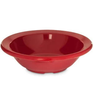 Sale Bol à fruit de 4.75 oz avec rebord Kingline - Rouge - 48 par boite Vaisselle