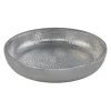 Clearance Bol à fruits de mer martelé argent 12 x 2¼ po Aluminium Vaisselle