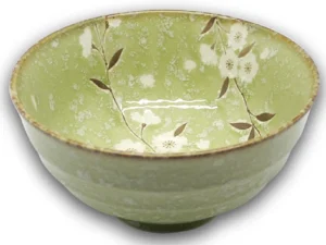 Discount Bol à ramen japonais de 6" x 3.5" Cherry Blossom - Vert Vaisselle