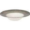 Hot Bol à rebord large de 9.5" Raku Quartz Black - 12 par boîte Vaisselle