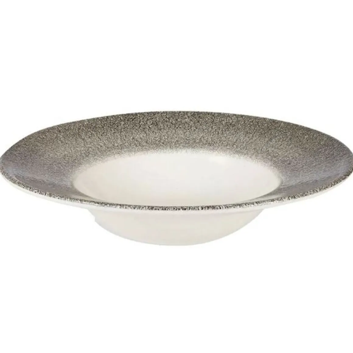 bol__rebord_large_de__rak_0.webp Hot Bol à rebord large de 9.5" Raku Quartz Black - 12 par boîte Vaisselle