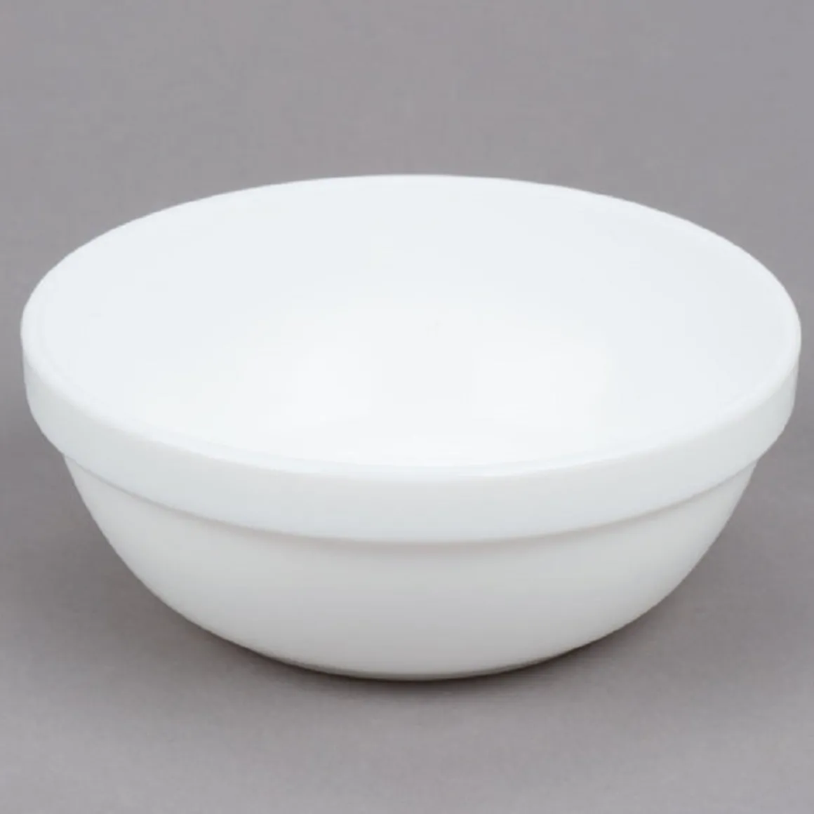 bol__salade_empilable_de__0.webp Discount Bol à salade empilable de 10.5 oz (4 5/8") Opal Restaurant White - 36 par boîte Vaisselle