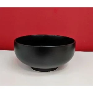 New Bol à soupe sur pied de 15 oz (5") Onyx - Noir - 36 par boite Vaisselle