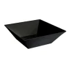Hot Bol carré de 12" en mélamine Sicilliano - Noir Vaisselle