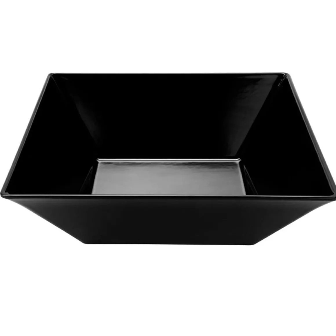 bol_carr_de__en_mlamine_s_0.webp Outlet Bol carré de 16" en mélamine Sicilliano - Noir Vaisselle