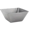 Sale Bol carré de 13 oz (4.5") en acier inoxydable au fini antique Mod - 12 par boite Vaisselle