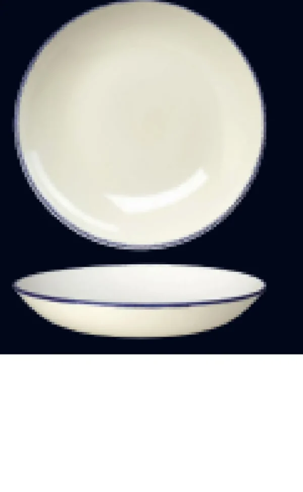 Clearance Bol coupe de 42.3 oz (10") Blue Dapple par Steelite Performance - 12 par boite Vaisselle