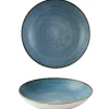 Clearance Bol coupe de 9.75" Stonecast Raw - Turquoise - 12 par boîte Vaisselle