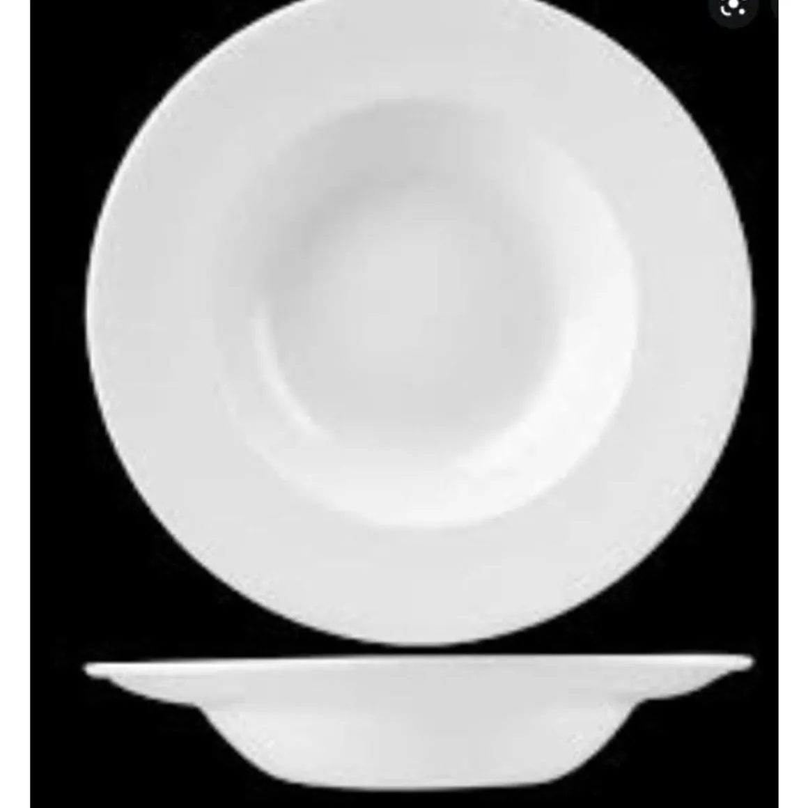 bol_creux__large_rebord_d_0.webp Discount Bol creux à large rebord de 16.5 oz (11") White Profile - 12 par boite Vaisselle