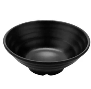 Outlet Bol de 1.5 L (9") en mélamine Nara - Noir mat - 12 par boite Vaisselle