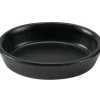 Hot Bol ovale de 10 oz (6.25" x 4.75") Foundry par Hall China - Noir - 24 par boite Vaisselle