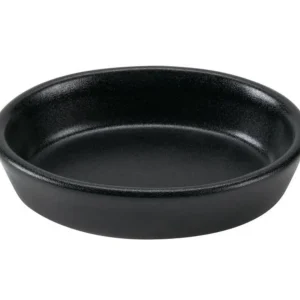 Hot Bol ovale de 10 oz (6.25" x 4.75") Foundry par Hall China - Noir - 24 par boite Vaisselle