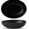 Hot Bol ovale profond de 35 oz (8.5") Evo - Matte Jet Black - 24 par boite Vaisselle