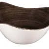 Clearance Bol triangulaire de 9 oz Stonecast Patina - Iron Black - 12 par boite Vaisselle