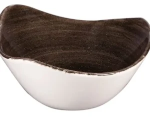 Clearance Bol triangulaire de 9 oz Stonecast Patina - Iron Black - 12 par boite Vaisselle