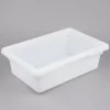 Hot Boîte de rangement alimentaire de 12" x 18" x 6" en polyéthylène - Blanche- 6 par boîte Rangement Des Aliments