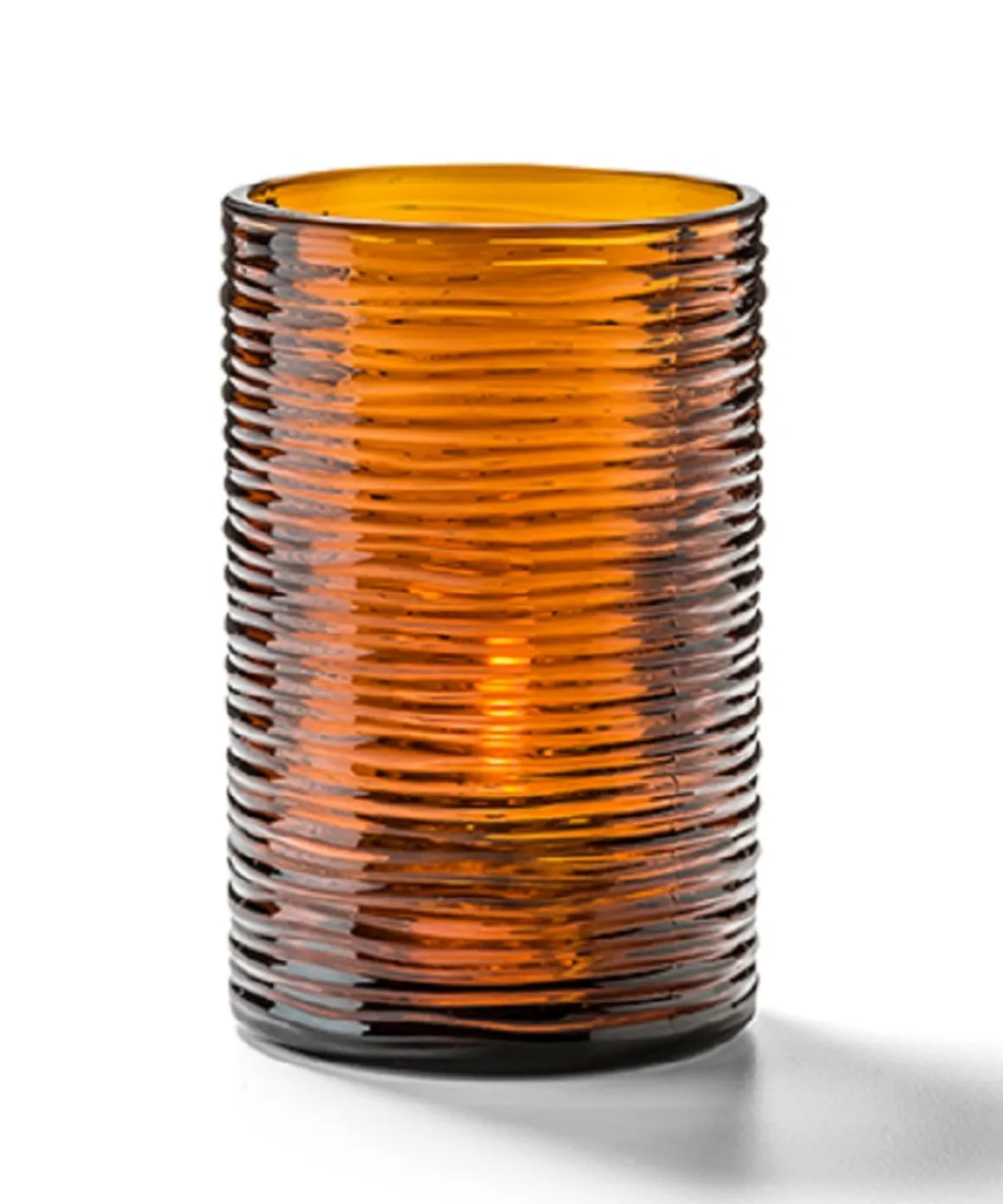 bougeoir_cylindrique_de___0.webp Best Bougeoir cylindrique de 3.25" x 2 1/8" - Ambre foncé Accessoires Et Décor De Table