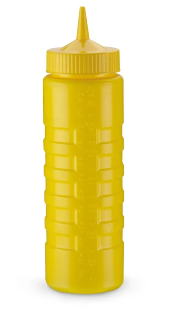 New Bouteille à pression à grande embouchure de 24 oz Traex - Jaune opaque Articles De Cuisine