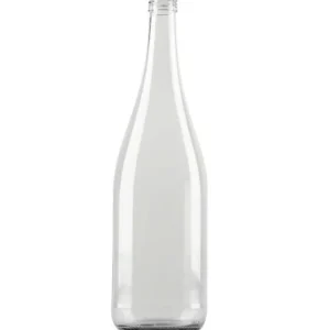 Sale Bouteille de 1L en vitre avec embout vissable - Transparente - 12 par boite Verrerie