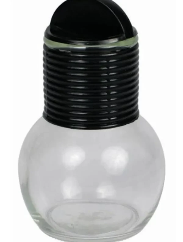 Best Bouteille en verre de 10 oz avec couvercle en plastique noir Verrerie
