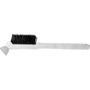 Sale Brosse d'acier avec grattoir robuste de 4" x 10" Équipements De Nettoyage