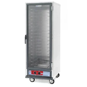 Hot Cabinet de maintien vitré de 25" x 32" x 69" avec roues de 5" - 120V Réchauds Et Maintiens