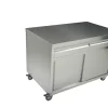 Sale Cabinet de rangement de 30" x 60" en acier inoxydable avec tiroirs Tables De Travail Commerciales