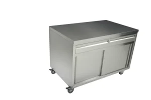 Outlet Cabinet de rangement de 24" x 36" en acier inoxydable avec tiroirs Tables De Travail Commerciales