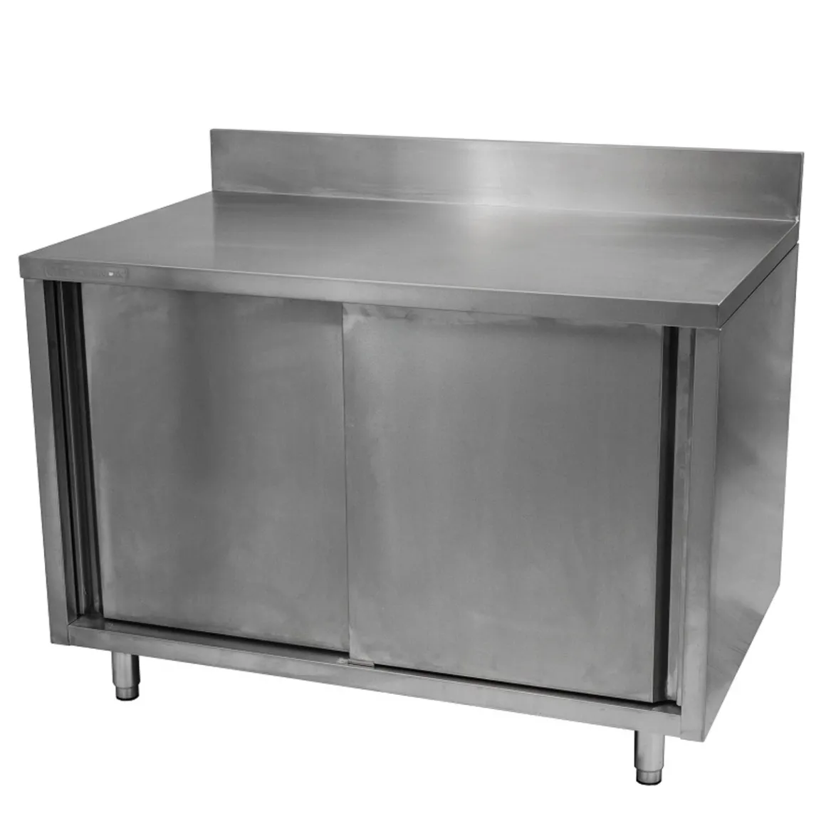 cabinet_de_rangement_de___0.webp Clearance Cabinet de rangement de 30" x 60" en acier inoxydable avec dosseret Tables De Travail Commerciales