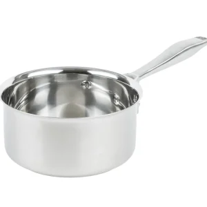Sale Casserole de 2.1 L en acier inoxydable Intrigue Batterie De Cuisine