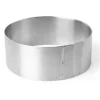 Online Cercle à pâtisserie de 3.25" x 2.5" de haut en acier inoxydable (Nonette ronde) Cuisson Et Pâtisserie