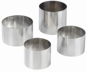 Outlet Cercle à pâtisserie de 2.25" x 1.75" de haut en acier inoxydable (Nonette ronde) Cuisson Et Pâtisserie