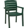New Chaise avec bras Acadia - Amazon Green (Vert amazone) Ameublement Commercial Pour Terrasses