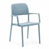 Fashion Chaise avec bras Bora - Celeste (bleue) Ameublement Commercial Pour Terrasses