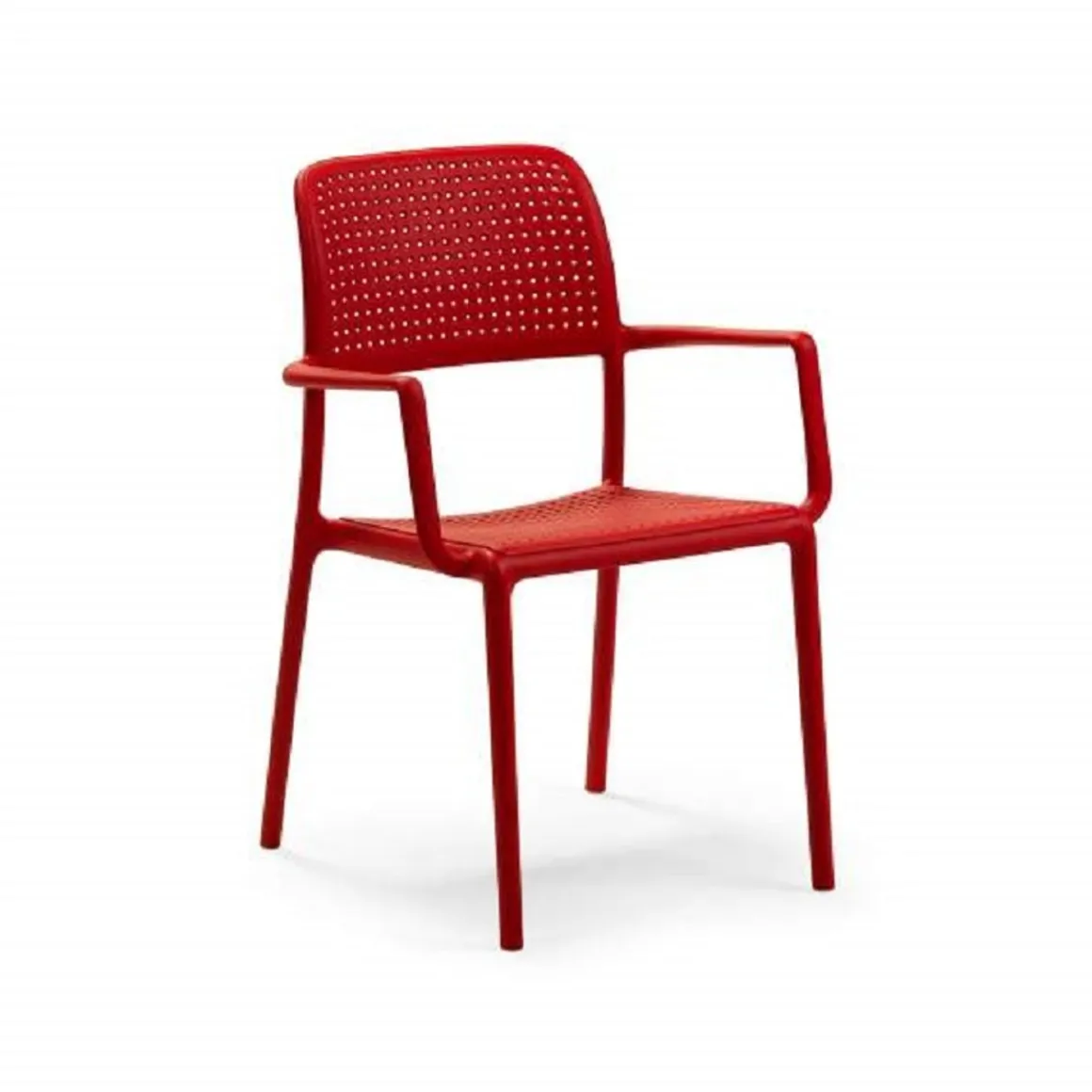 chaise_avec_bras_bora__ro_0.webp Fashion Chaise avec bras Bora - Rosso (rouge) Ameublement Commercial Pour Terrasses