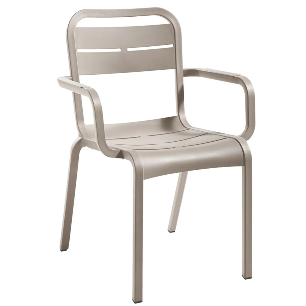 chaise_avec_bras_cannes___0-1.webp Sale Chaise avec bras Cannes - French Taupe (Beige) Ameublement Commercial Pour Terrasses