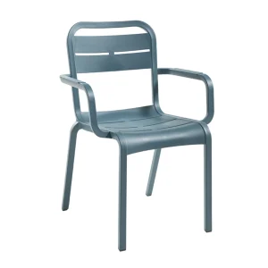 New Chaise avec bras Cannes - Yellow (jaune) Ameublement Commercial Pour Terrasses