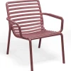 Sale Chaise avec bras Doga Relax - Marsala (rouge) Ameublement Commercial Pour Terrasses